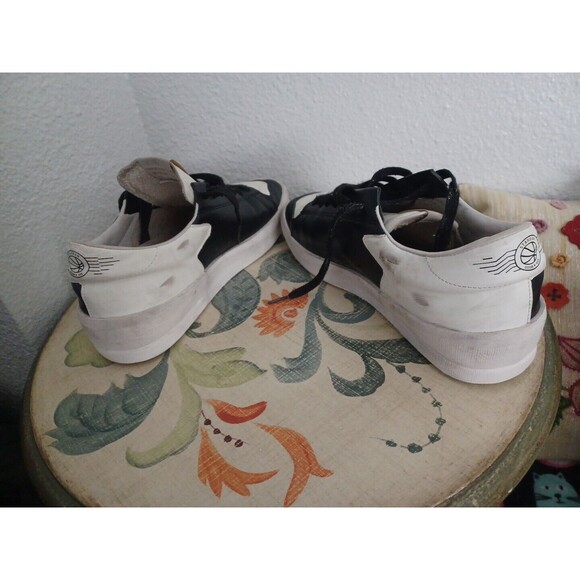 Golden Goose Stardan Made In Italy Black White Size 43 EU and 9 US Retail $615 - Picture 12 of 16